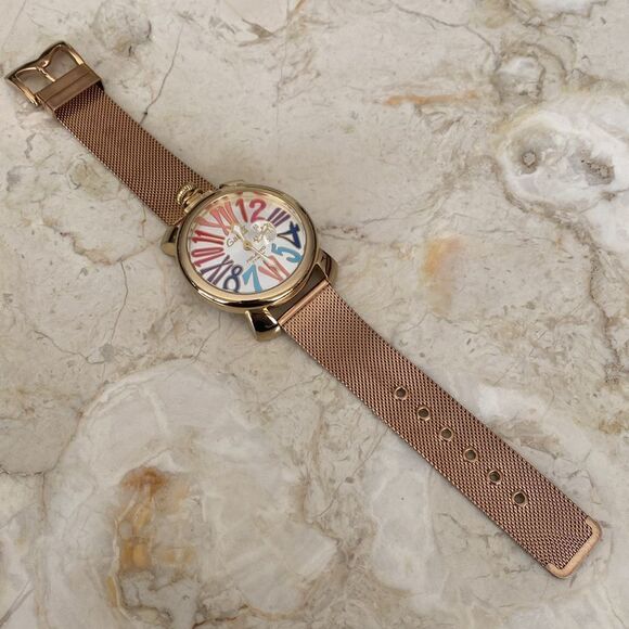 GaGà Milano 46mm Rose Gold SS Multi Colour Rare Model Unisex Quartz Watch - Picture 7 of 15
